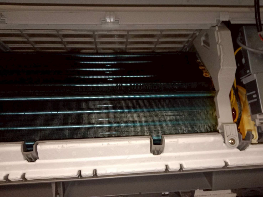 台南分離式冷氣蒸發器清洗 施工後