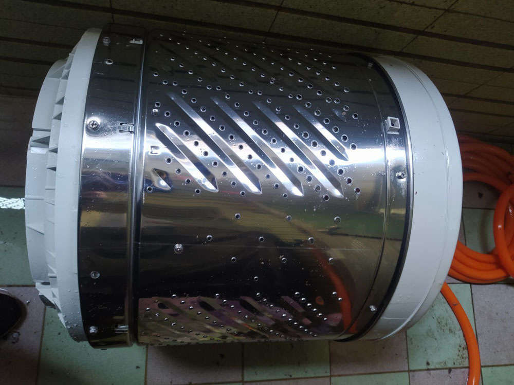 台南直立式洗衣機內槽除垢 施工後