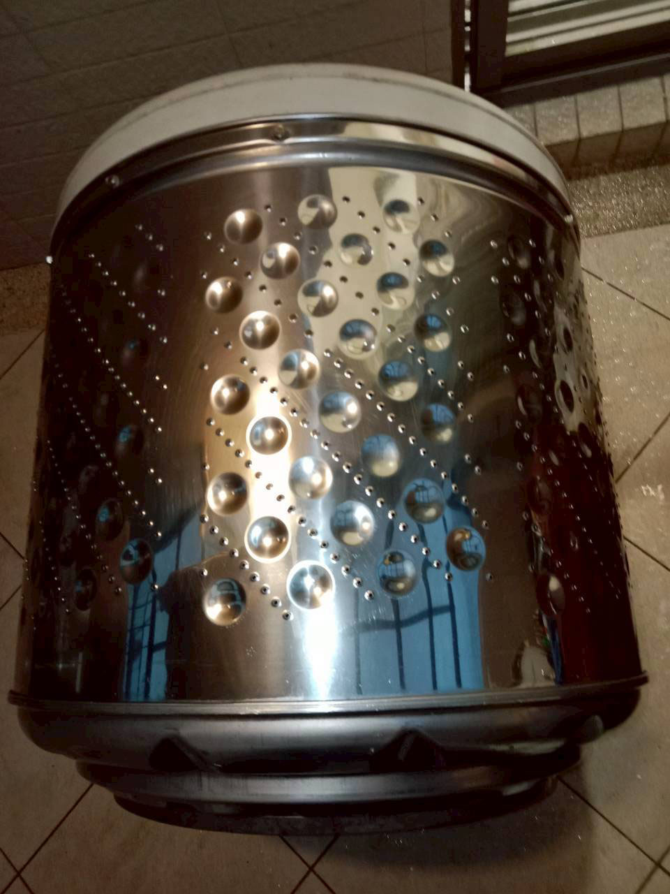 台南洗衣機不鏽鋼內槽除垢 施工後